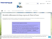 Tablet Screenshot of kmp-express.de